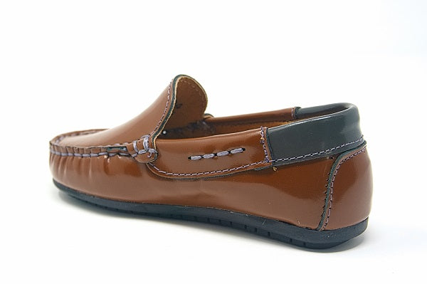 Andago 21-Blake Brown Leather Mocassin Shoe