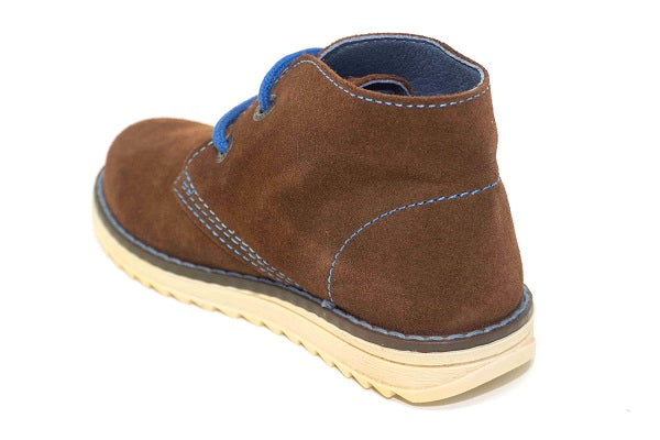 Pablosky Kids Brown Suede Leather Boys Boot - 590692