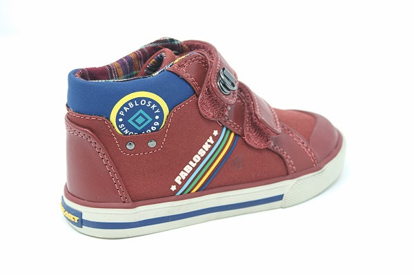 Pablosky Kids Red Velcro Boys Sneaker - 951860