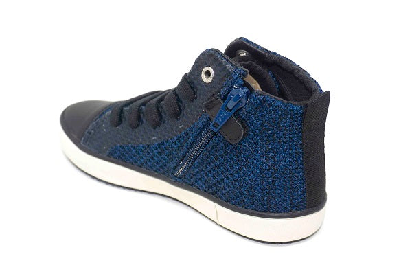 Geox J Alonisso Boys Navy & Black Sneaker