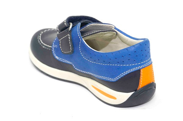 Pablosky Kids Navy Leather Boys Shoe - 026825