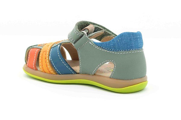 Pablosky Kids Green Leather Sandal - 079792