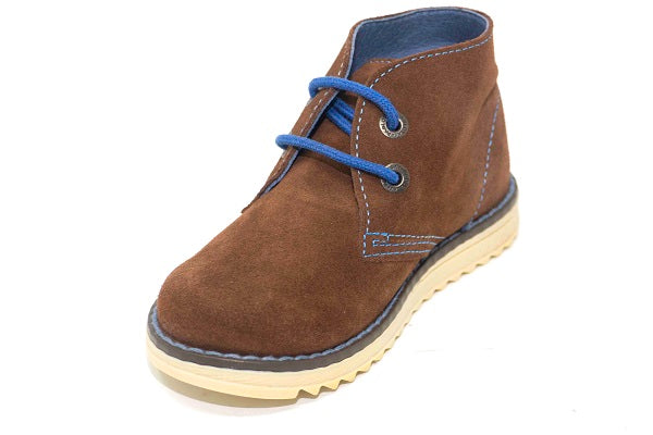 Pablosky Kids Brown Suede Leather Boys Boot - 590692