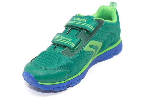 Geox Torque, Boys Velcro Green Sneaker