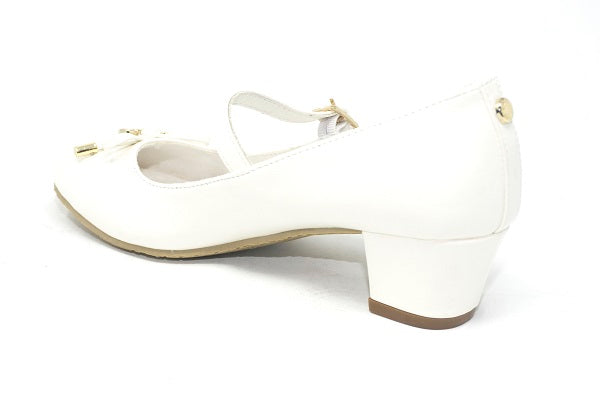 MICHAEL Michael Kors Ella Mimi Girls White Mary Jane Shoe