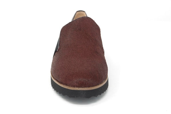 Venettini Boys 55-Noka Bordo Pony Leather Slip On Shoe