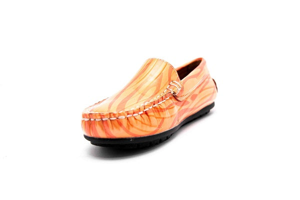 Venettini 55-Gordy C Coral Cendre Leather Loafer Shoe