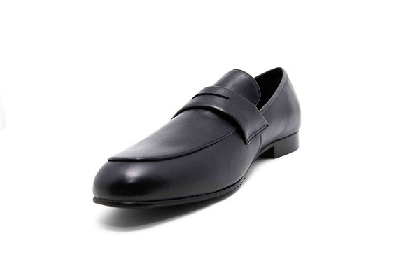 Venettini Boys 55B-Ace Black Leather Shoe