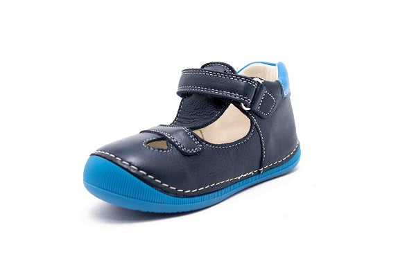 Pablosky Kids City Navy Boys Leather Sandal - 044122