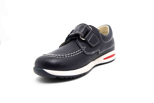 Pablosky Kids Navy Leather Boys Shoe - 026820