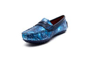 Venettini Boys 55-Savor Blue Alicante & Marine Leather Loafer