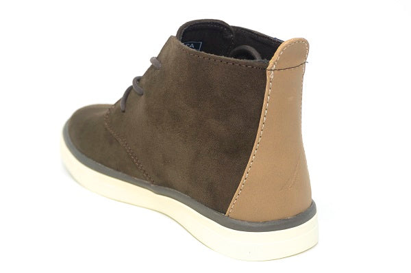 Nautica Kids KB5312 Pierson Brown Suede Sneaker