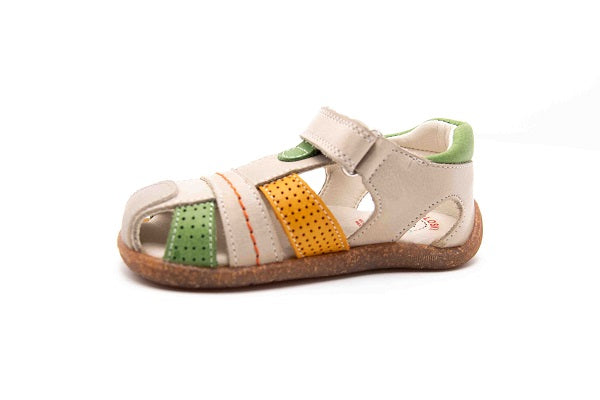 Pablosky Kids Oat Leather Boys Sandal - 024736