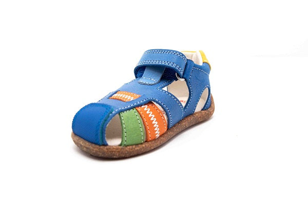 Pablosky Kids Blue Leather Boys Sandal - 044916