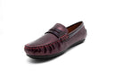 Venettini Boys 55-Savor Bordo Rhode Patent Leather Loafer