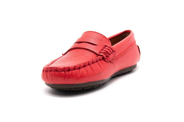 Venettini 55-Savor 157 Red Zillow Leather Loafer