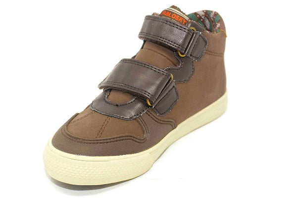 Pablosky Kids Brown Velcro Boys Sneaker - 952390