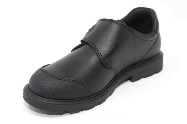 Pablosky Kids Black Leather Boys Shoes - 715410