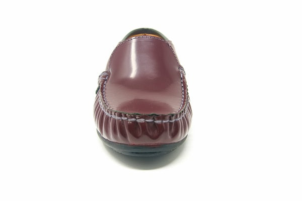 Andago 21-Blake Burdeos & Wine Leather Mocassin Shoe