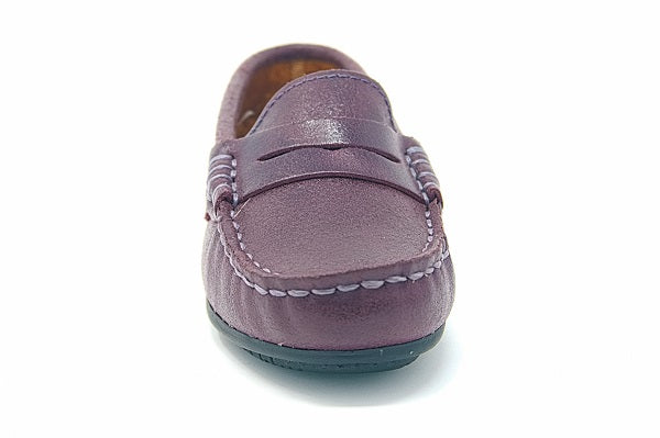 Andago 21-Braves Bordo Rustic Leather Mocassin Shoe