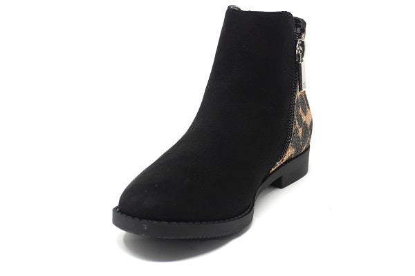 Kenneth Cole Girls Kennedy Leopard Black boot