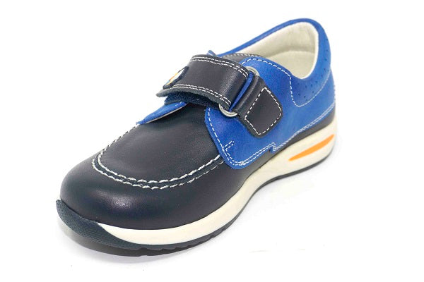 Pablosky Kids Navy Leather Boys Shoe - 026825