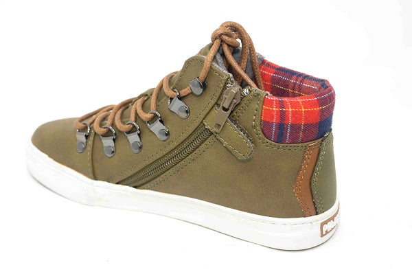 Pablosky Kids Olive Green Boys Sneakers - 952880