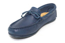 Pablosky Kids Navy Leather Boys Driver Shoe - 122926