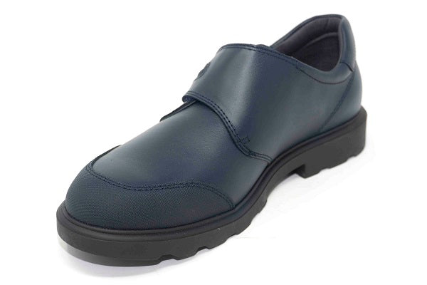 Pablosky Kids Navy Leather Velcro Boys Shoe - 710420