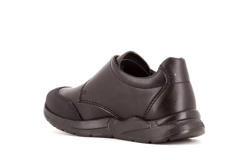 Pablosky Kids Leather Black Velcro Boys Shoe - 720210