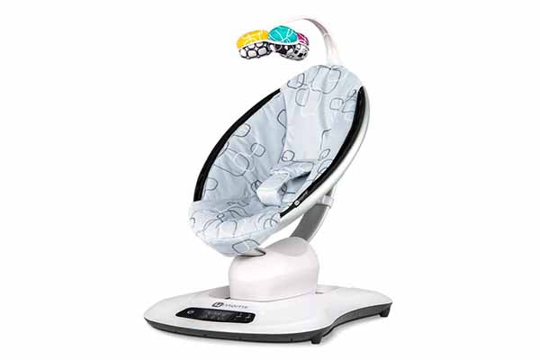 4moms® mamaRoo® 4 Plush Infant Seat in Silver