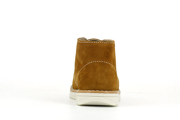 Pablosky Kids Brown Suede Leather Boys Shoe - 590688