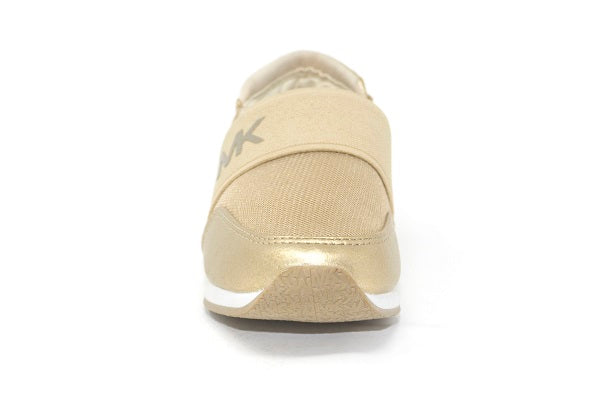 MICHAEL Michael Kors Girls Alexia Tuscon Gold Sneaker