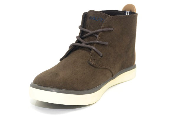 Nautica Kids KB5312 Pierson Brown Suede Sneaker