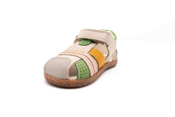 Pablosky Kids Oat Leather Boys Sandal - 024736