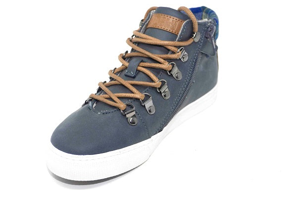 Pablosky Kids Navy Boys Ankle Sneakers - 952820