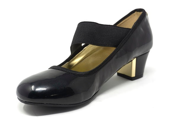 Stuart Weitzman Kids Girls Erica Marie Black Pump Shoe