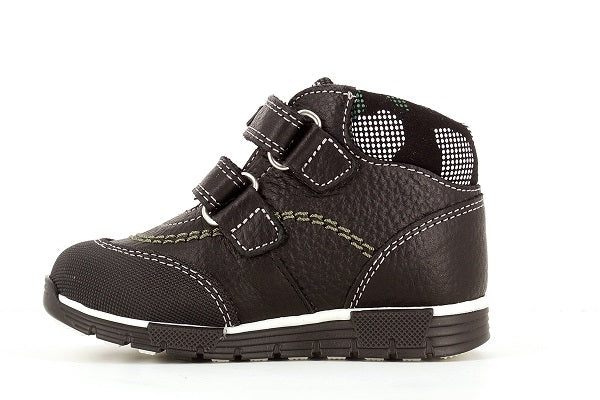 Pablosky Kids Black Leather Boys Boot - 088317