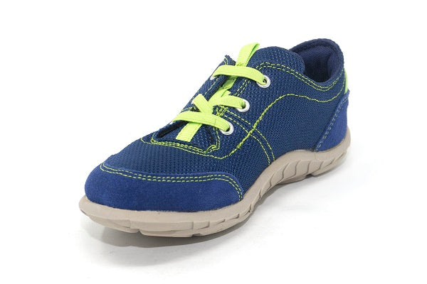 Umi KIds Cameron Navy & Green Boys Sneaker