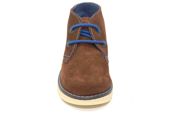 Pablosky Kids Brown Suede Leather Boys Boot - 590692