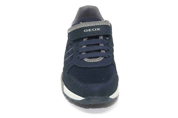 Geox J Alfier Boys Navy & Grey Sneaker