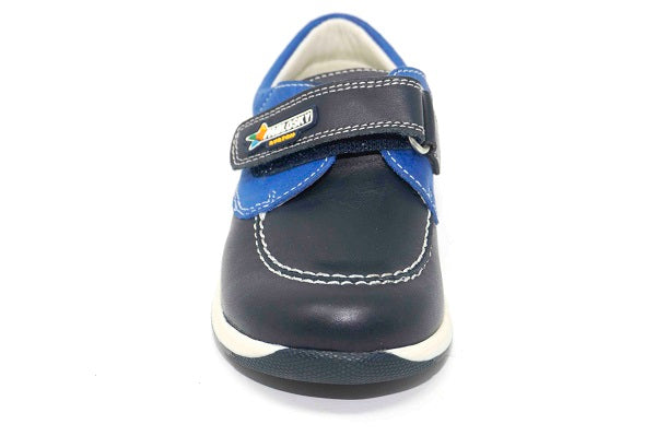 Pablosky Kids Navy Leather Boys Shoe - 026825