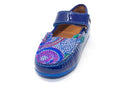 Venettini Girls 55-Juniper Coblat Patent and Coblat Lolli Leather Shoe