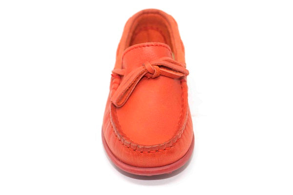 Pablosky Kids Red Leather Boys Driver Shoe - 122966