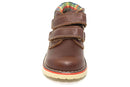 Pablosky Kids Brown Leather Velcro Boys Shoe - 038692