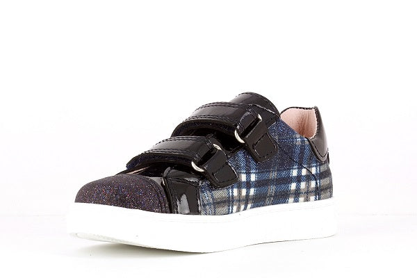 Pablosky Kids Girls Black Plaid Girls Sneaker - 284129