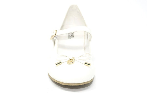 MICHAEL Michael Kors Ella Mimi Girls White Mary Jane Shoe