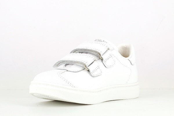 Pablosky Kids White Leather Sneaker - 283100