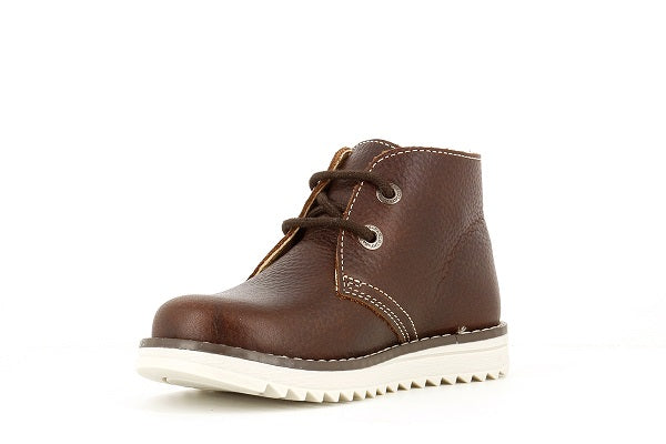 Pablosky Kids Brown Leather Boys Boot - 598293