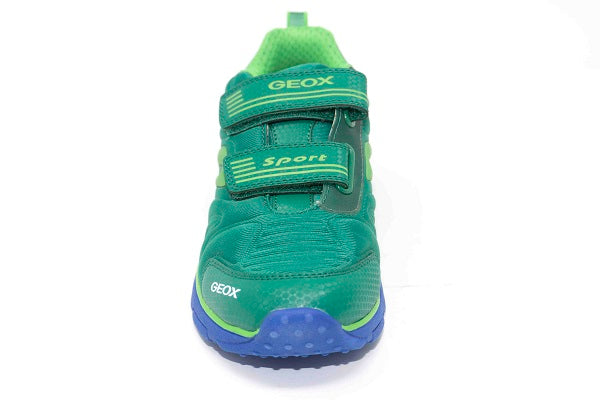 Geox Torque, Boys Velcro Green Sneaker